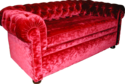 Chesterfield velour - Canap�s relook�s (sur commande) pi�ces unique - Paco Tourt�, artisan tapissier d�corateur