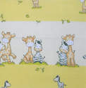 Rideau enfant/bébé Giraffe et zèbre