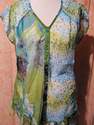 Chemise Enjoy th�me "Love" et �charpe -  ENJOY  - La Petite Boutique