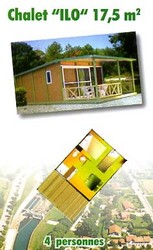 Chalet G�totel ILO 4 pers. 17 m� -  Id�al Camping � Allevard -  - IDEAL CAMPING
