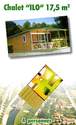 Chalet G�totel ILO 4 pers. 17 m� -  Id�al Camping � Allevard