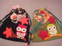 Bourse cordon Japan-chouette! - Les creations d accessoires de Fabienne Cailleux - BOUTIQUE ROSE PALE