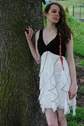 Robe blanche Poussi�re d'�tole