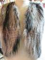 Gilet fausse fourrure POUSSIERE D'ETOLE