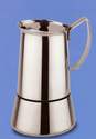 Cafeti�re italienne : Cafeti�re ETERNA 10 tasses Induction - Cafeti�res italiennes Inox - Induction - LES CAFES ET THES FREDERIC