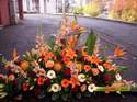 Fleurs D�c�s - Devant de cercueil