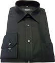  Chemise sans repassage ETERNA Noire
