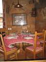 La salle du Restaurant de L'auberge du Sappey