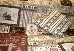 Plaids, couvre-lit, jet� canap�, housse de coussins, tissu - Plaids, jet�s de table, coussins - V'Art Deco