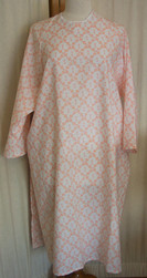 Chemise de nuit m�dicalis�e - Saumon
