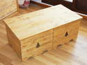 table de salon et pouf