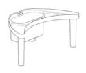Support filtre cassette anticalcaire D�longhi reg�n�ration