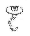 Crochet petrisseur robot KitchenAid - Pi�ces d�tach�es