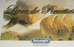 Livre de recettes D�longhi machine � pain - Pi�ces d�tach�es et accessoires d�longhi - MENA ISERE SERVICE - Pi�ces d�tach�es et accessoires �lectrom�nager