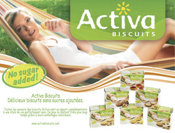 BISCUITS ACTIVA SANS SUCRE AU MALTITOL - ACTIVA - HERMITE DE PARIS