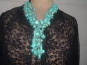 collier turquoise monte sur argent