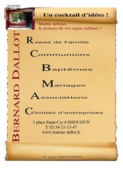 carte menu traiteur dallot issoudun