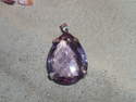pendentif am�thyste poire