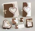 COLLECTION COEUR IVOIRE ET MARRON