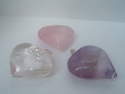 Pendentif coeur quartz 