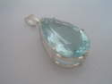 Pendentif poire topaze
