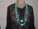 collier turquoise monte sur argent atelier le beryl