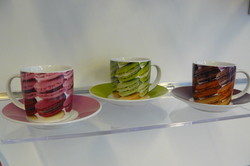 tasses expresso macarons silea - Cadeaux decoration - AUX PLAISIRS DE LA BOUTIQUE