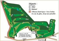 Le parcours - PARCOURS - course - GOLF  :  LE  GOLF DES SARRAYS  (Indre-36100)    Tel :  02. 54 49. 54 49