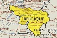 Carte de la Wallonie