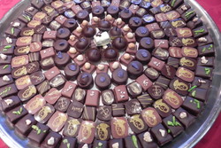plateau de chocolats maison
