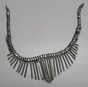 Collier ethnique m�tal argent�