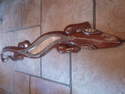 salamandre murale miroir