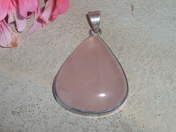 pendentif quartz rose  - La boutique - ATELIER LE BERY'L