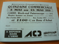 Quinzaine commerciale en mai