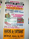 March� de l'artisanat et repas dans la rue en juillet