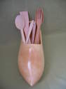SABOT CUISINIER VERNIS AVEC USTENSILES