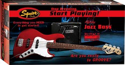 PACK BASSE SQUIER JAZZ BASS  - Basses �lectriques - Musique and Music