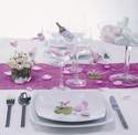 Nappes, serviettes, chemin de table et T�te � t�te - TABLES DE FETE - SAS SOPADEC