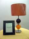 LAMPE  ORANGE / MARRON