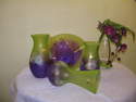 VASES "FAIT MAIN SOUFFLE BOUCHE" - LA DECO  - MYRTILLE