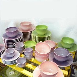 D�jeuners rose / vert / violet - L'ART DE LA TABLE - MYRTILLE