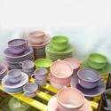 D�jeuners rose / vert / violet - L'ART DE LA TABLE - MYRTILLE