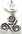 Pendentif Triskel Argent Toulhoat