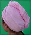 TURBAN MICROFIBRE COSMETIQUE ROSE
