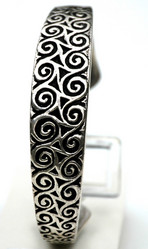 Bracrelet argent triskel Toulhoat rigide