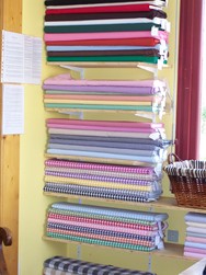 tissu coton vichy