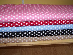 tissu coton pois