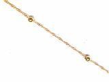 Chaine de cheville or jaune - BIJOUX OR - BIJOUTERIE ACHART