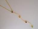 Collier or et Pierres fines