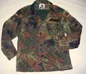 VESTE DE TREILLIS OCC. ALLEMAND CAMOUFLAGE FLECKTARN - SURPLUS MILITAIRE OCCASION - STOCK AMERICAIN